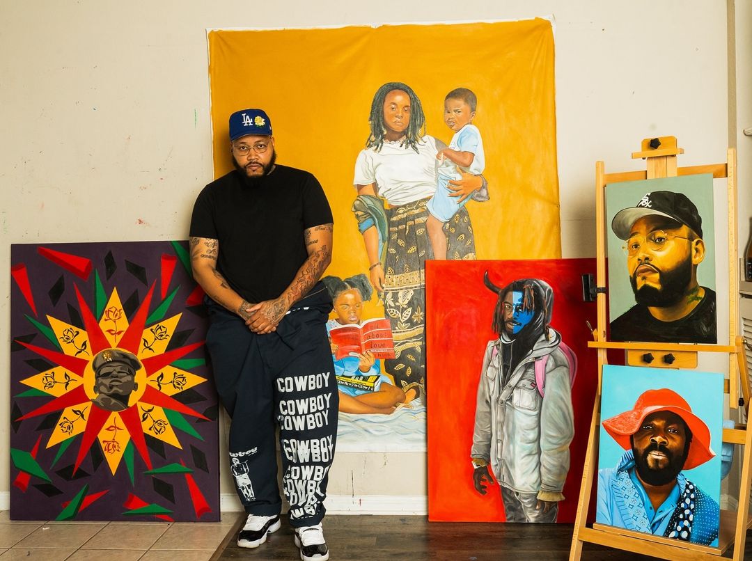 Chris Jones Jr shows expression through his art